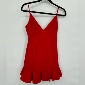 Saints & Secrets Red Mini Dress size S Flirty Bodycon Adorable